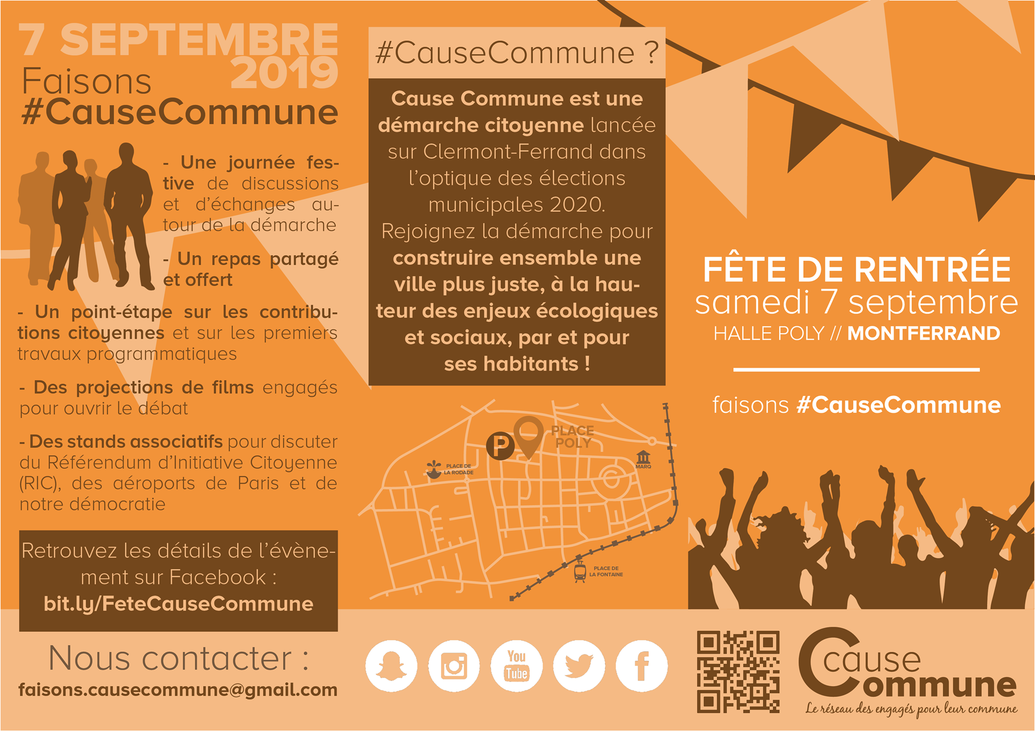 La fête de rentrée de Cause Commune !