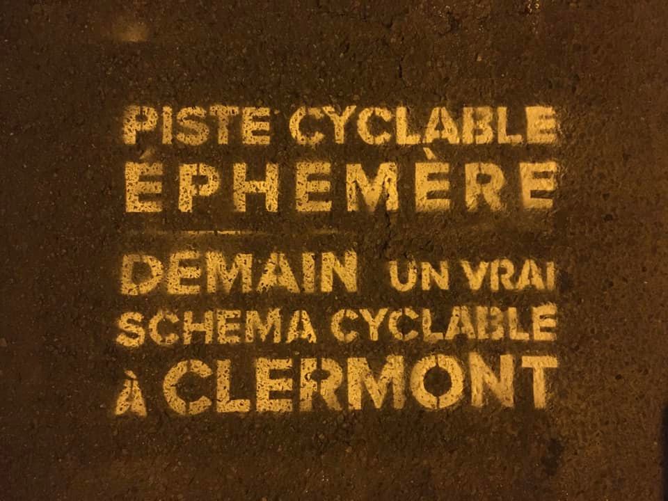 Pour un vrai schéma cyclable Activisme à Clermont-Ferrand